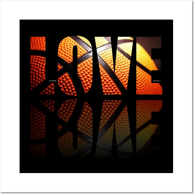 Love Basketball - Sports Athlete Player Wall Art by MaystarUniverse